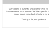 Amazon Musicの「お問い合わせ」が「Website Temporarily Unavailable」エラーで利用